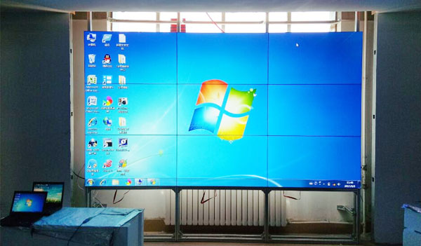 49寸1.8mm液晶拼接屏应用于东营某公安局