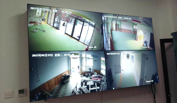 今日案例：46寸5.5mm液晶拼接屏应用于潍坊某幼儿园