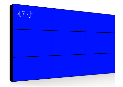 47寸液晶拼接屏怎么突然消失了？