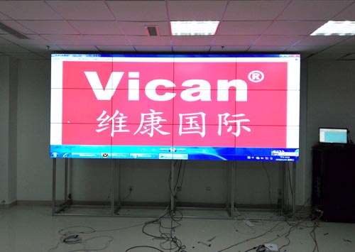 46寸5.5mm拼接屏应用于高密财政局