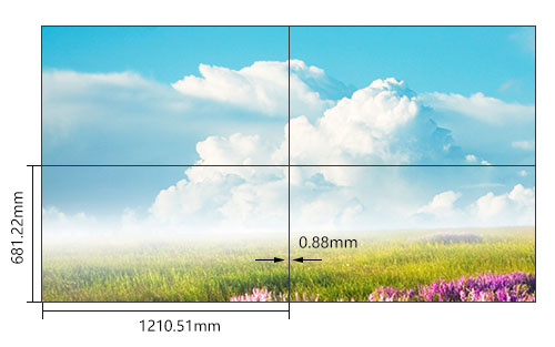 超窄边时代来临，LG0.88mm行业最小拼缝液晶拼接屏应用效果