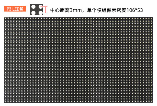 LED显示屏点间距与密度区别，LED屏点密度和像素间距的关系