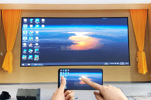 怎样用手机操作控制LED显示屏，LED显示屏怎么用手机投屏